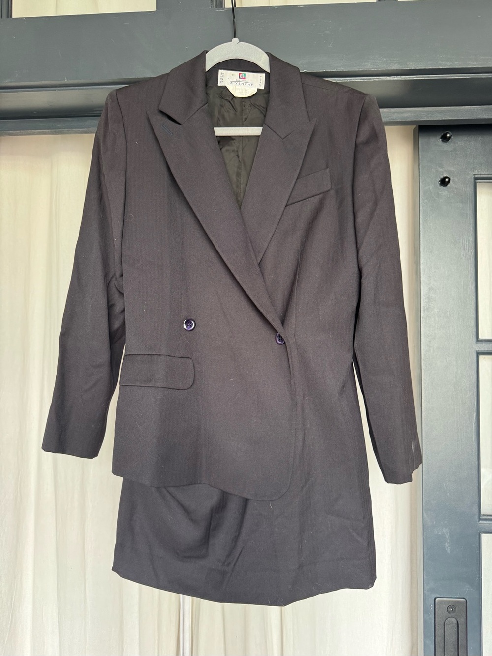 Givenchy Black Double-Breasted Men's Blazer